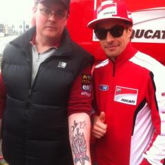 Le Mans fan tattoo - Photo: Nick Sannen