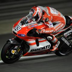 Nicky under the lights at Qatar. - Photo: Milagro/Ducati