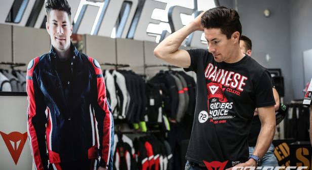 Nicky visiting Dainese D-Store in Thailand