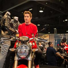 Nicky recently made an appearance at the Long Beach, California, round of the International Motorcycle Shows tour.  - Photo: Ducati