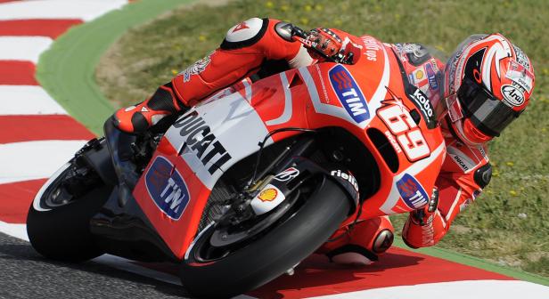 Hayden, Dovizioso seventh and eighth in Barcelona free practice