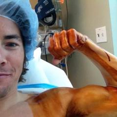Nicky gives a flex pre-shoulder surgery. - Photo: Nicky Hayden