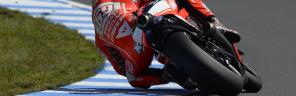Ducati Team struggles with windy conditions at Phillip Island