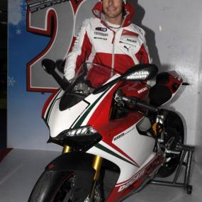 Nicky with the 1199 Panigale Tricolore. - Photo: Courtesy Ducati
