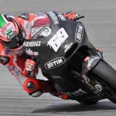 Nicky tries out some green on his lid in Malaysia. - Photo: Ducati