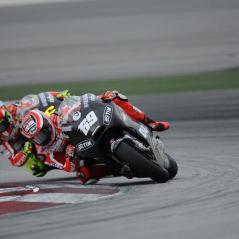 Nicky spent some time flying in formation with Ducati Team cohort Valentino Rossi. - Photo: Ducati