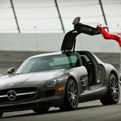 When Oakley saw Nicky's personal AMG ride, they opted to include it in the shoot. - Photo: Tim Collins