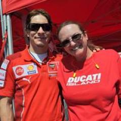 Louise Dutton: Daytona Ducati Island, 2010 - Photo: Vicki Smith