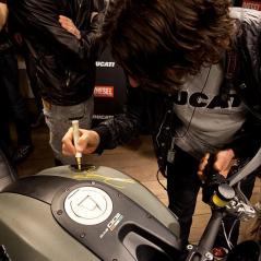 Nick signs off on the bike as well. - Photo: Diesel