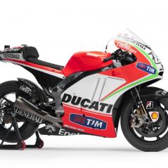 The Italian Tricolore colors feature prominently in the GP12. - Photo: Ducati