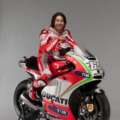 Nicky looks right at home aboard his new steed. - Photo: Ducati