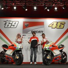 The GP12 unveiling event was live-streamed on the official TIM Facebook page. - Photo: Ducati