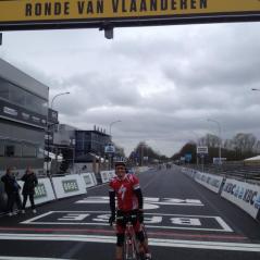 Pre-riding the Tour of Flanders course - Photo: Nick Sannen