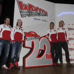 (From left) Vitto Guareschi, Nicky, Valentino, and Gabriele Del Torchio. - Photo: Courtesy Ducati