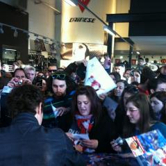 Nicky obviously has plenty of fans in Bologna! - Photo: Dainese