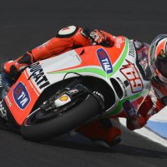 After leading much of free practice 1 in damp conditions, Nicky ended up second-quickest in the end. - Photo: Ducati