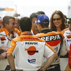 Nicky celebrates a podium finish with his crew. - Photo: Hayden archives