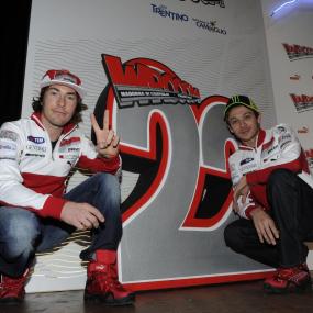 Nicky and Valentino. - Photo: Courtesy Ducati