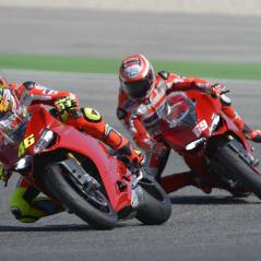 Along with teammate Valentino Rossi, Nicky tried out Ducati's new 1199 Panigale during WDW. - Photo: Ducati