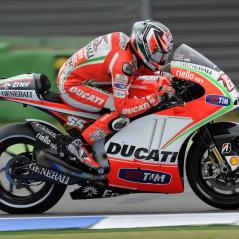 Nicky was caught out by the strange weather conditions in qualifying and ended up ninth on the grid. - Photo: Ducati