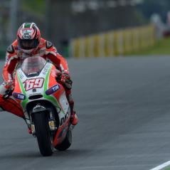 Nicky had a good pace all Friday, and was sixth-fastest in the wet second session. - Photo: Ducati