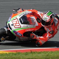 Free practice day at the German Grand Prix saw a dry morning session followed by a wet afternoon. - Photo: Ducati