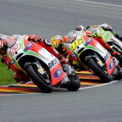 Nicky fought in a four- to five-man battle for most of the race. - Photo: Ducati