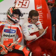 Nicky's crew, including crew chief Juan Martinez, was excited for the news that their rider will be back for 2013. - Photo: Ducati