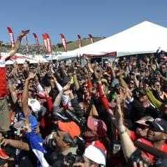 Ducati celebrated Nicky's re-signing on Ducati Island at the Laguna Seca MotoGP. - Photo: Ducati