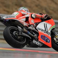 Nicky was fastest in the first free practice session and fourth-fastest in the afternoon. - Photo: Ducati