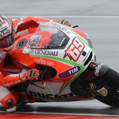 Day 1 at Aragon was affected by the weather--as has been the case at the last couple of GPs. - Photo: Ducati