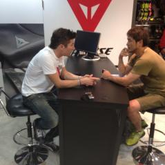 Next, Nicky sat down for a series of interviews with the Japanese media. - Photo: CJ