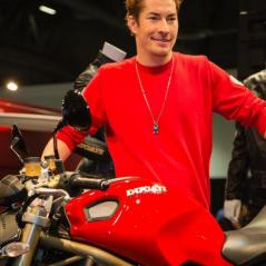 Nicky helped Ducati North America celebrate the 20th birthday of the Monster. - Photo: Ducati