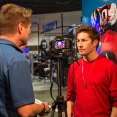 Nicky spends a lot of time in front of the camera. - Photo: Ducati